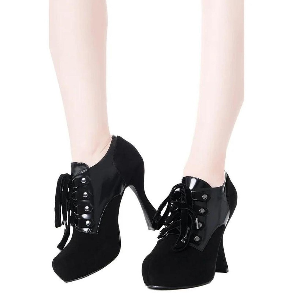 Killstar‎ bella velvet platform high heels